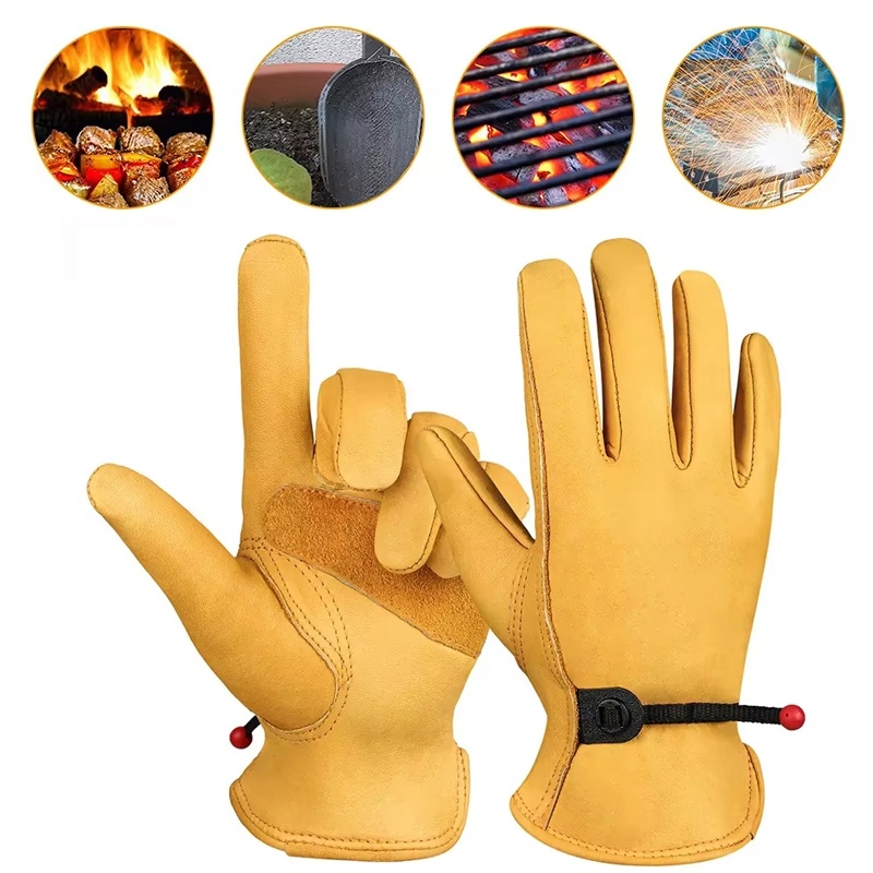 Leather Driving Glove - Leren handschoenen voor mannen, werkhandschoenen van