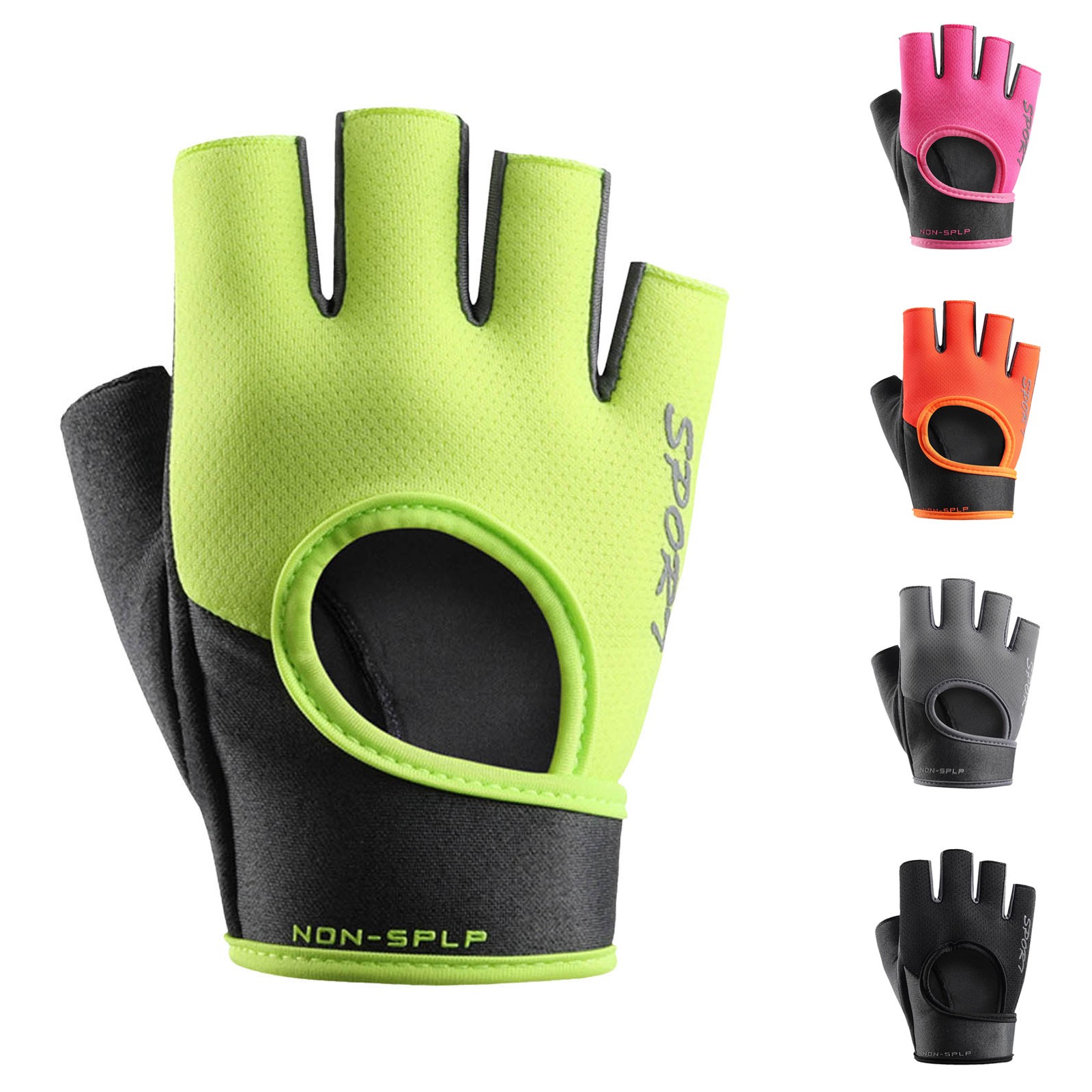 Workout Glove Gym - Fietsen Sport Halve Vinger Handschoenen Ademend