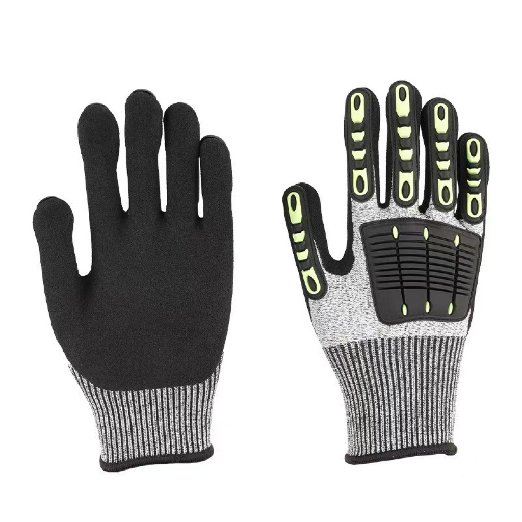Work Glove Impact - Anti-schok impactbestendige werkhandschoenen, veiligheidshandschoenen voor bouwwerkzaamheden,