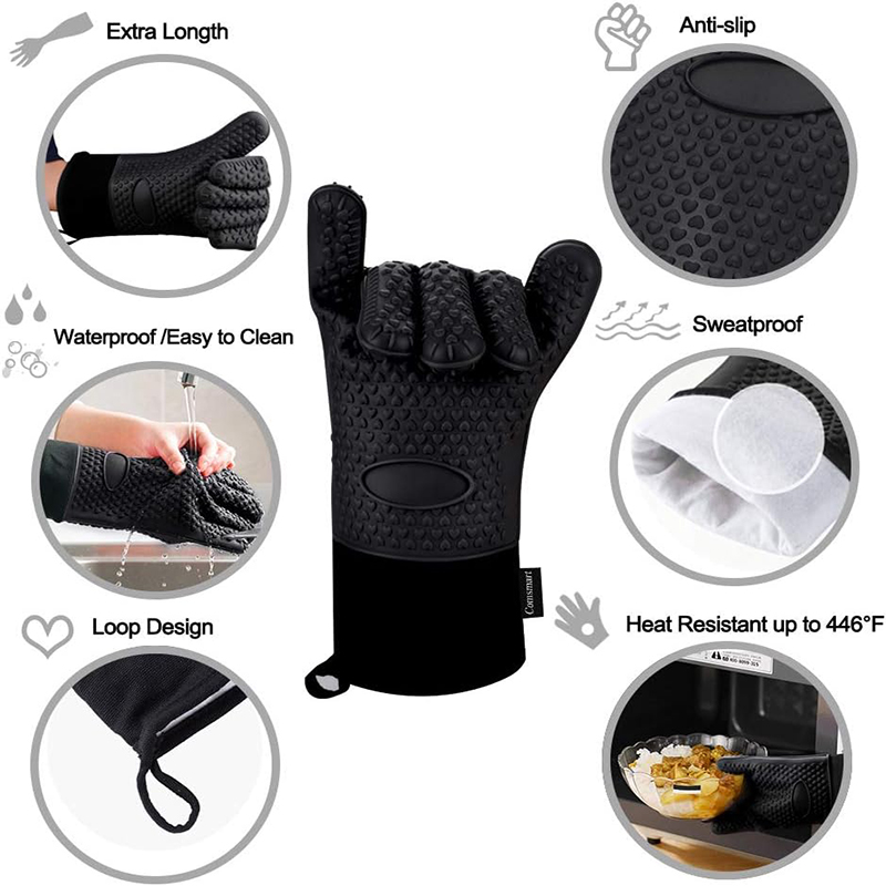Siliconen ovenhandschoenen Hit - Oven Mitt Silicone recensie en prijs