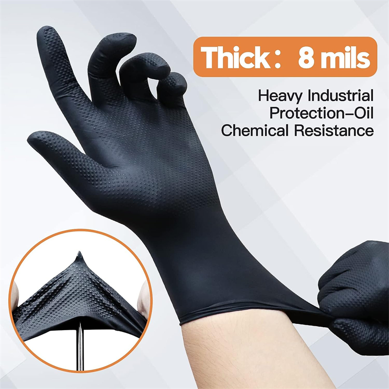 Zwarte nitrilhandschoenen Wegw - Nitrile Mechanic Glove recensie en prijs