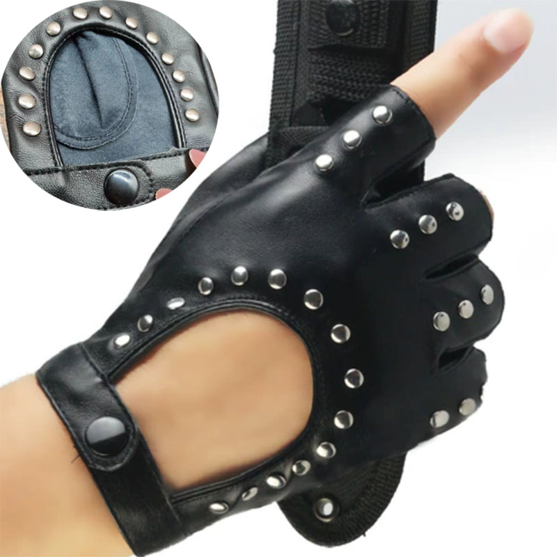 1 paar gotische stijl punk kor - Leather Driving Glove recensie en prijs