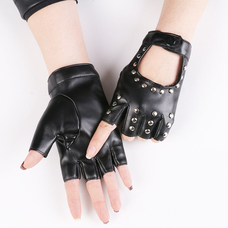1 paar gotische stijl punk kor - Leather Driving Glove recensie en prijs