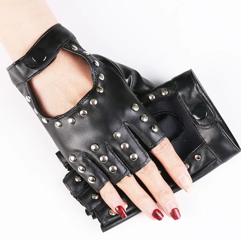 1 paar gotische stijl punk kor - Leather Driving Glove recensie en prijs