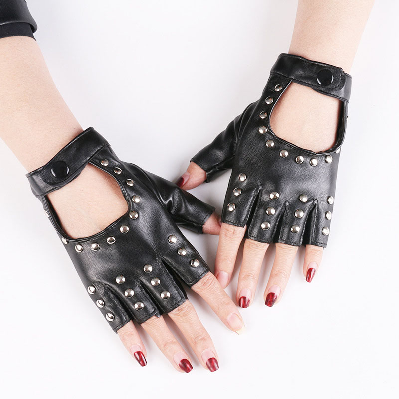 1 paar gotische stijl punk kor - Leather Driving Glove recensie en prijs