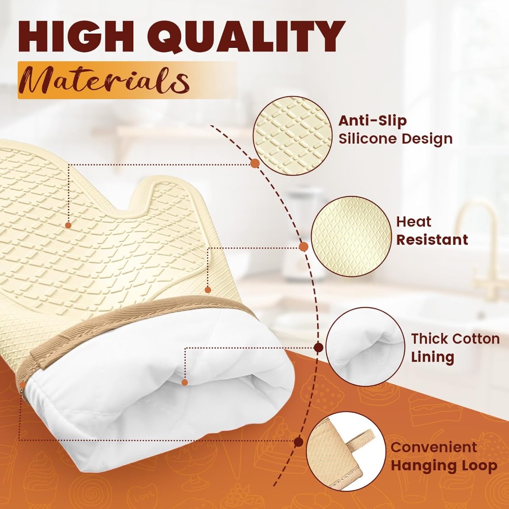 Siliconen hittebestendige oven - Oven Mitt Silicone recensie en prijs