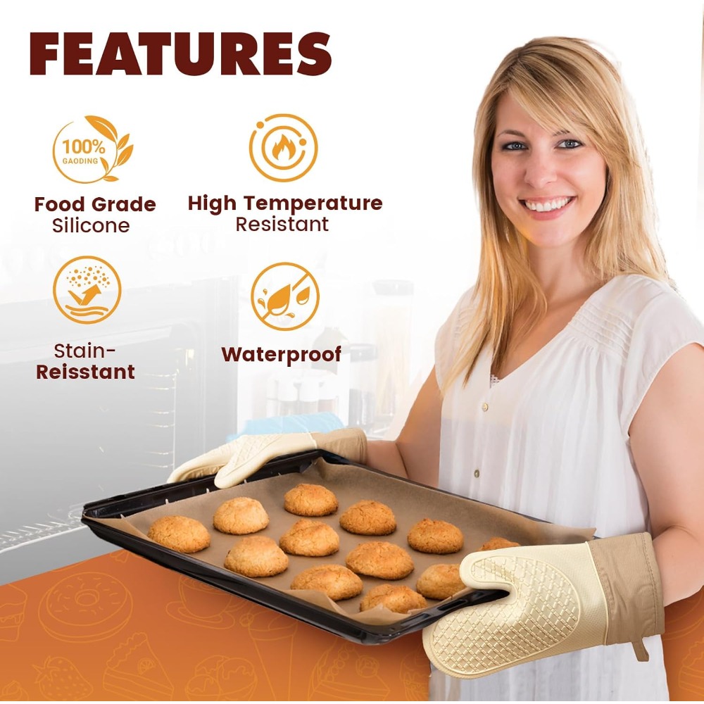 Siliconen hittebestendige oven - Oven Mitt Silicone recensie en prijs
