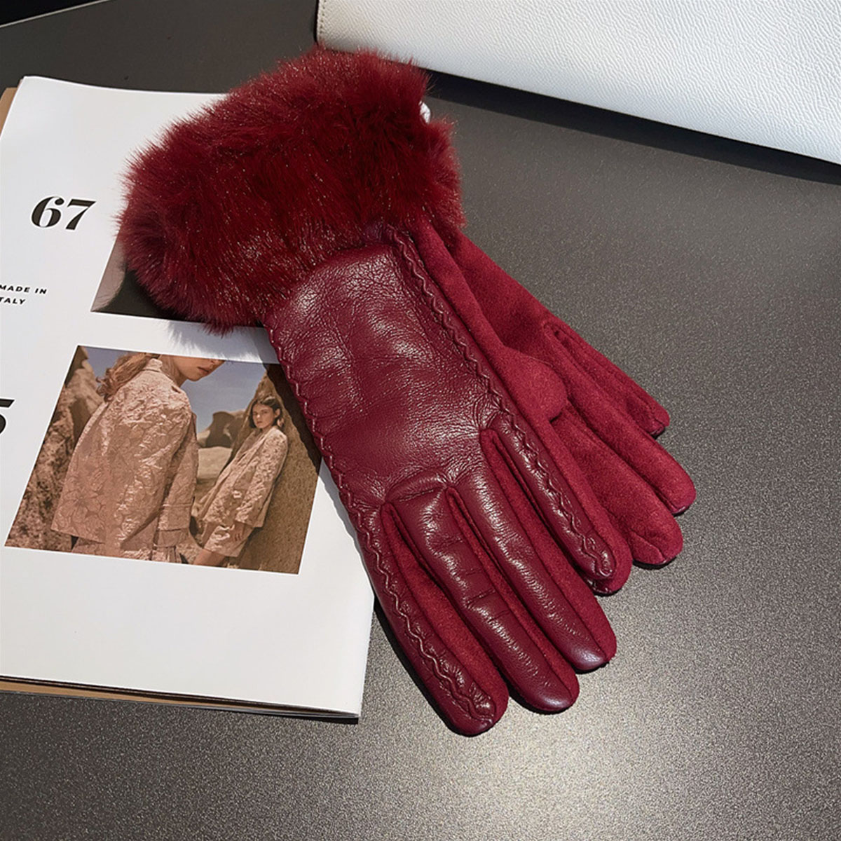 Dames Winter Luxe PU lederen h - Leather Driving Glove recensie en prijs