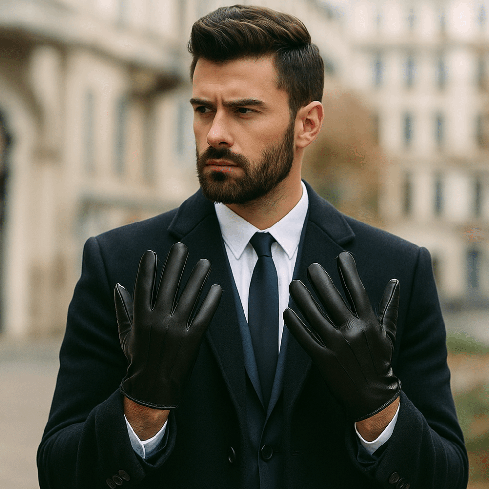Mode zwarte rijhandschoenen Pu - Leather Driving Glove recensie en prijs