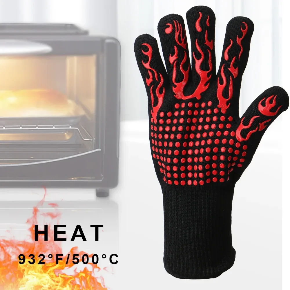 Vlamvertragend Antislip BBQ-br - Oven Mitt Silicone recensie en prijs